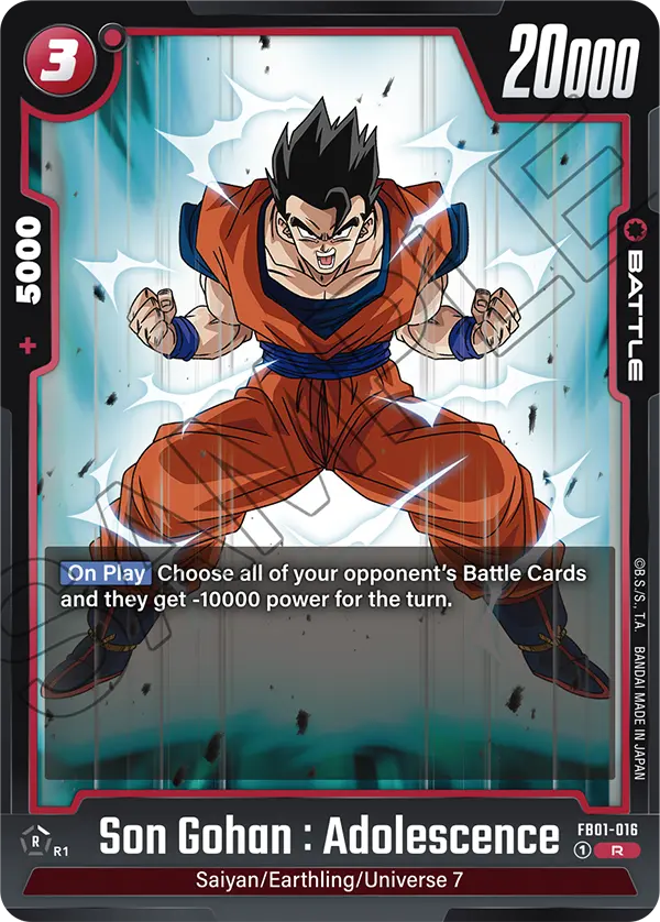 FB01-016 Son Gohan : Adolescence
